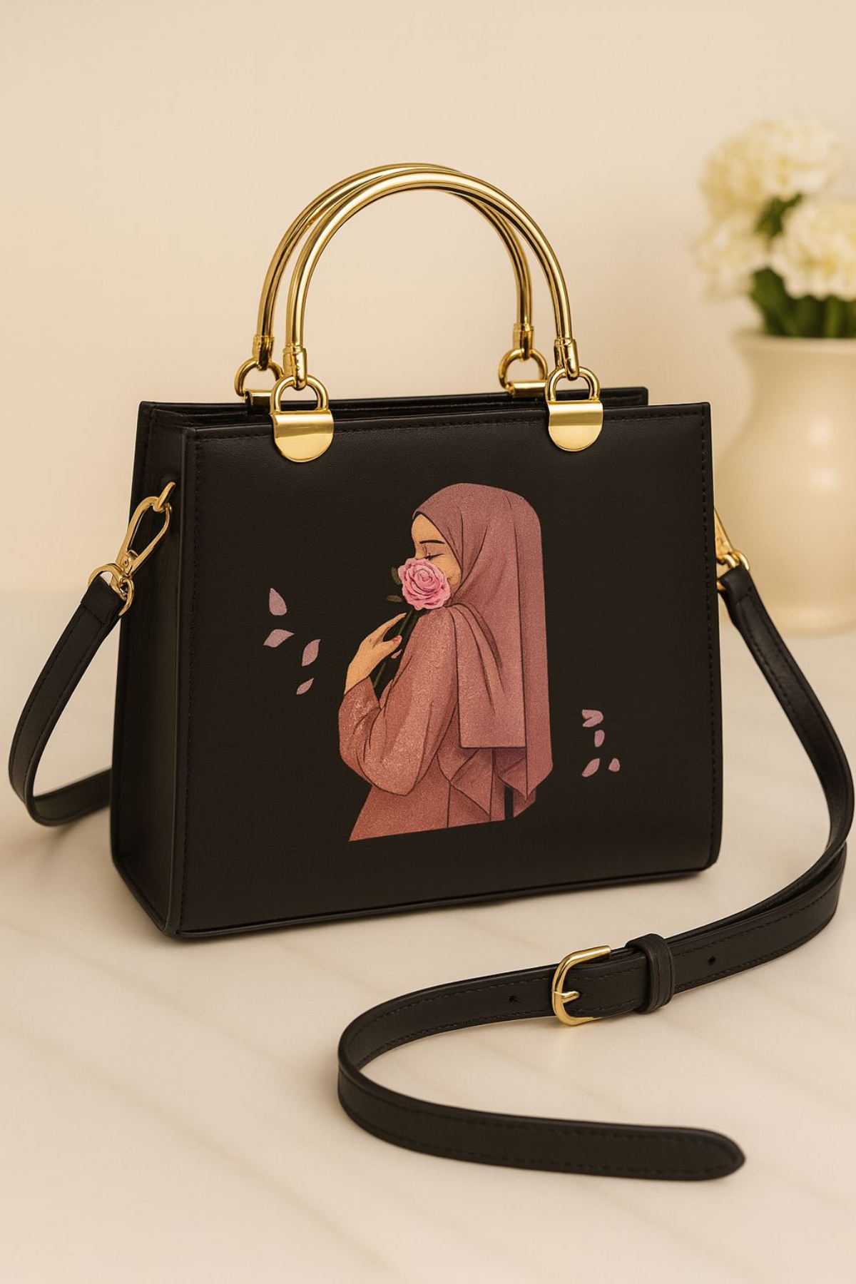 Women Hand Bag – Hijab Print