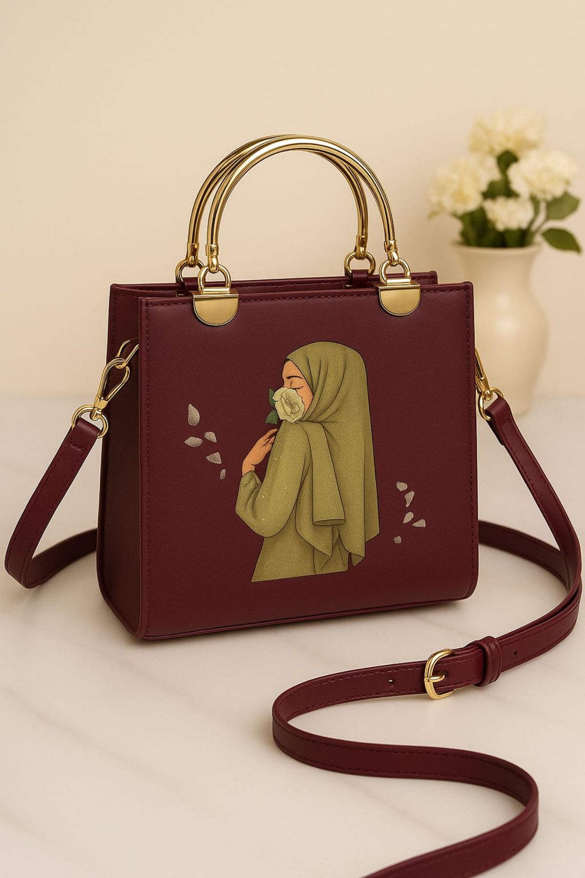 Women Hand Bag – Hijab Print