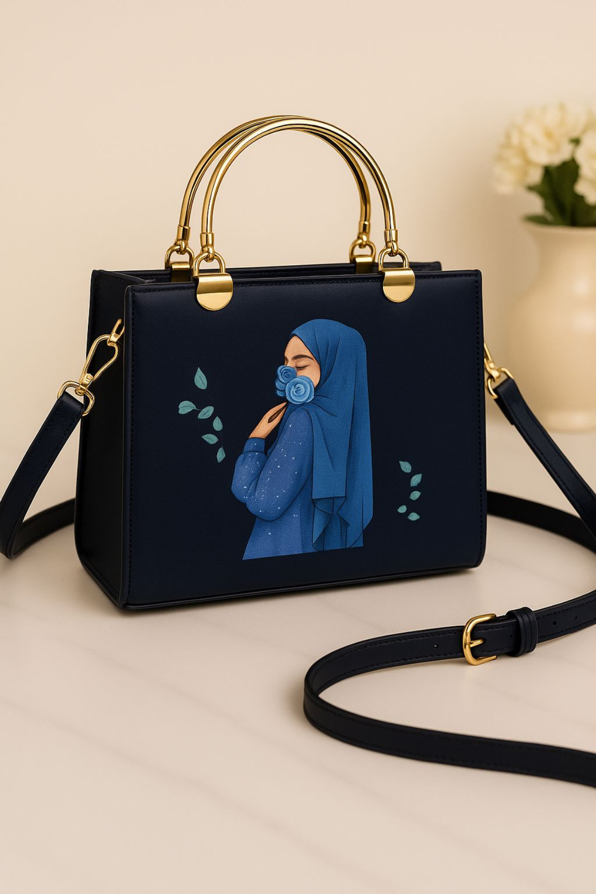 Women Hand Bag – Hijab Print