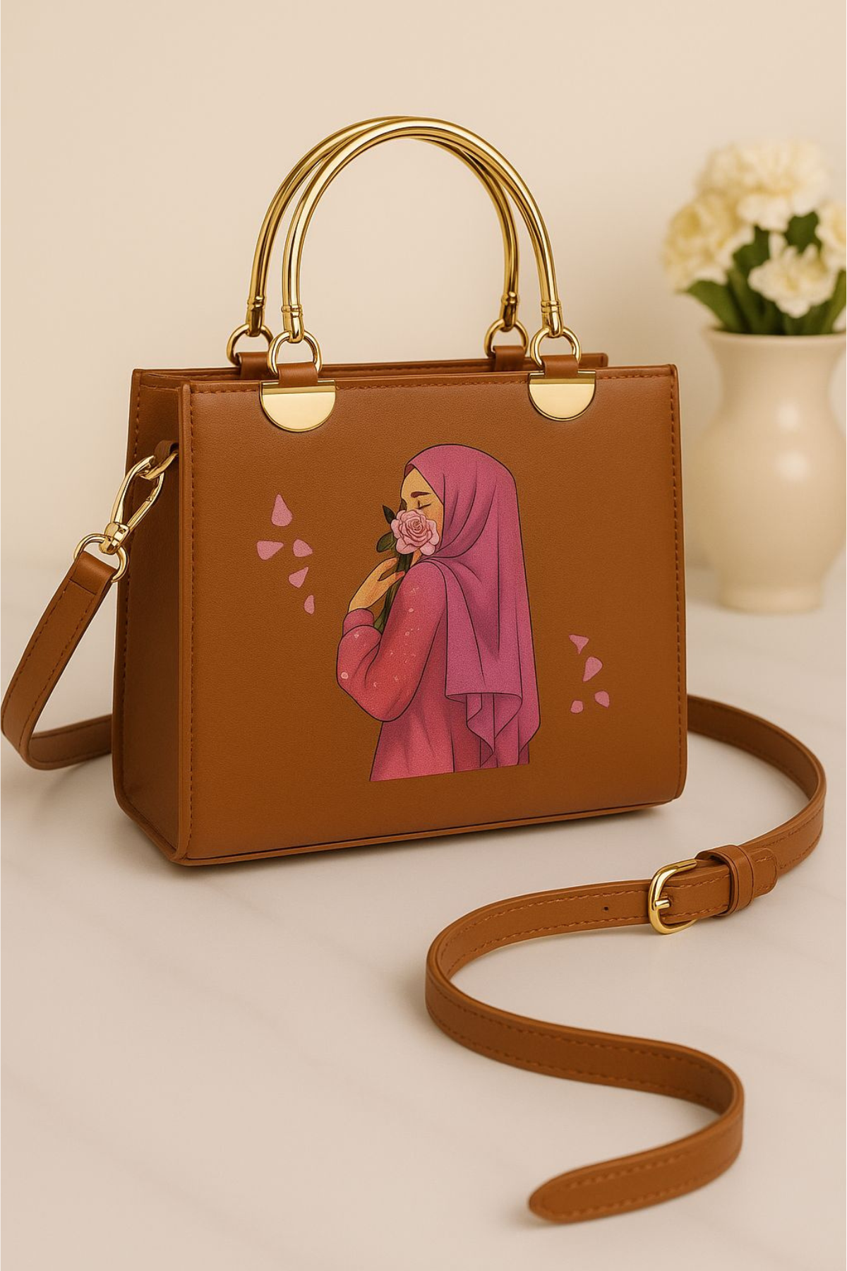 Women Hand Bag – Hijab Print