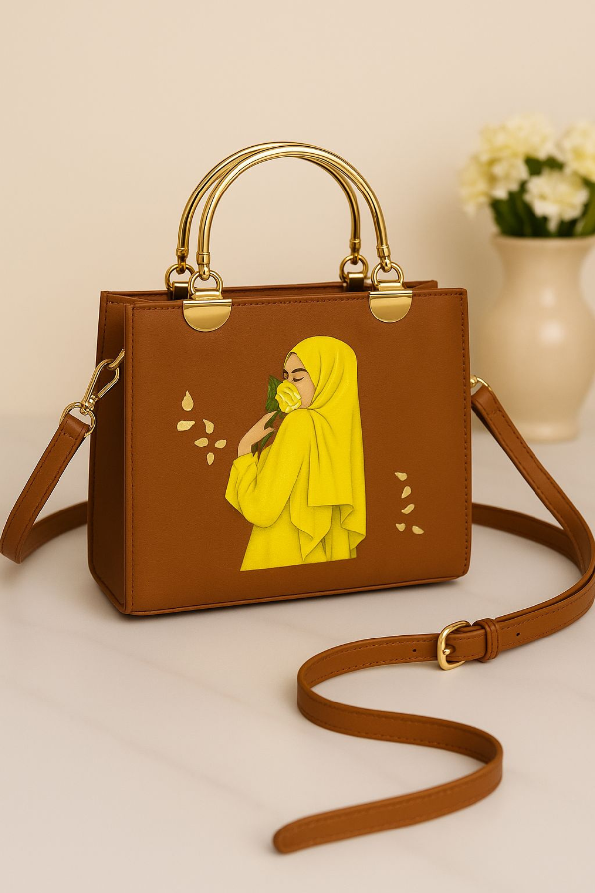 Women Hand Bag – Hijab Print