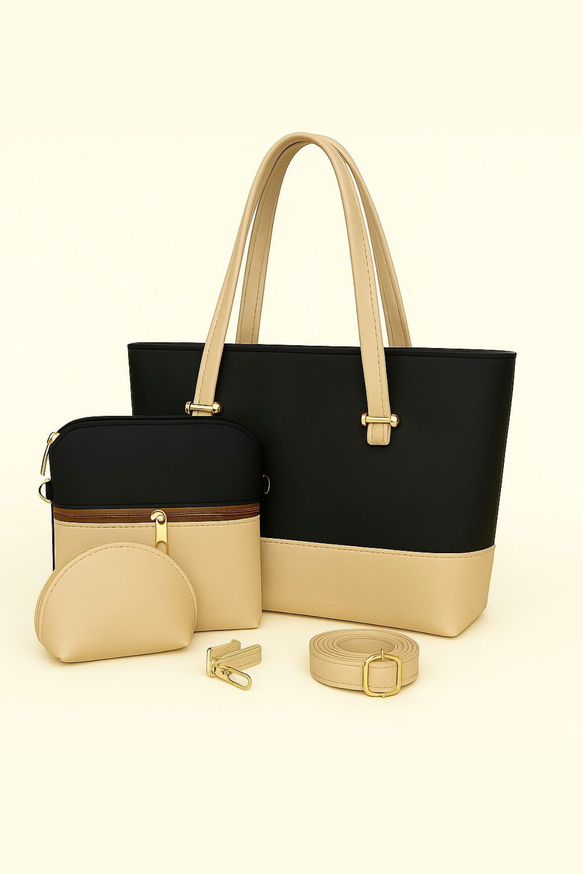 Trendy 3-Piece Tote Bag Set for Women