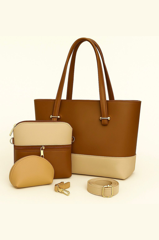 Trendy 3-Piece Tote Bag Set for Women