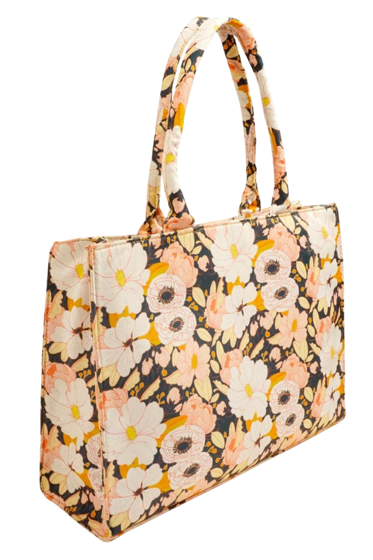 Women’s Printed Flowers Printed Tote Bag