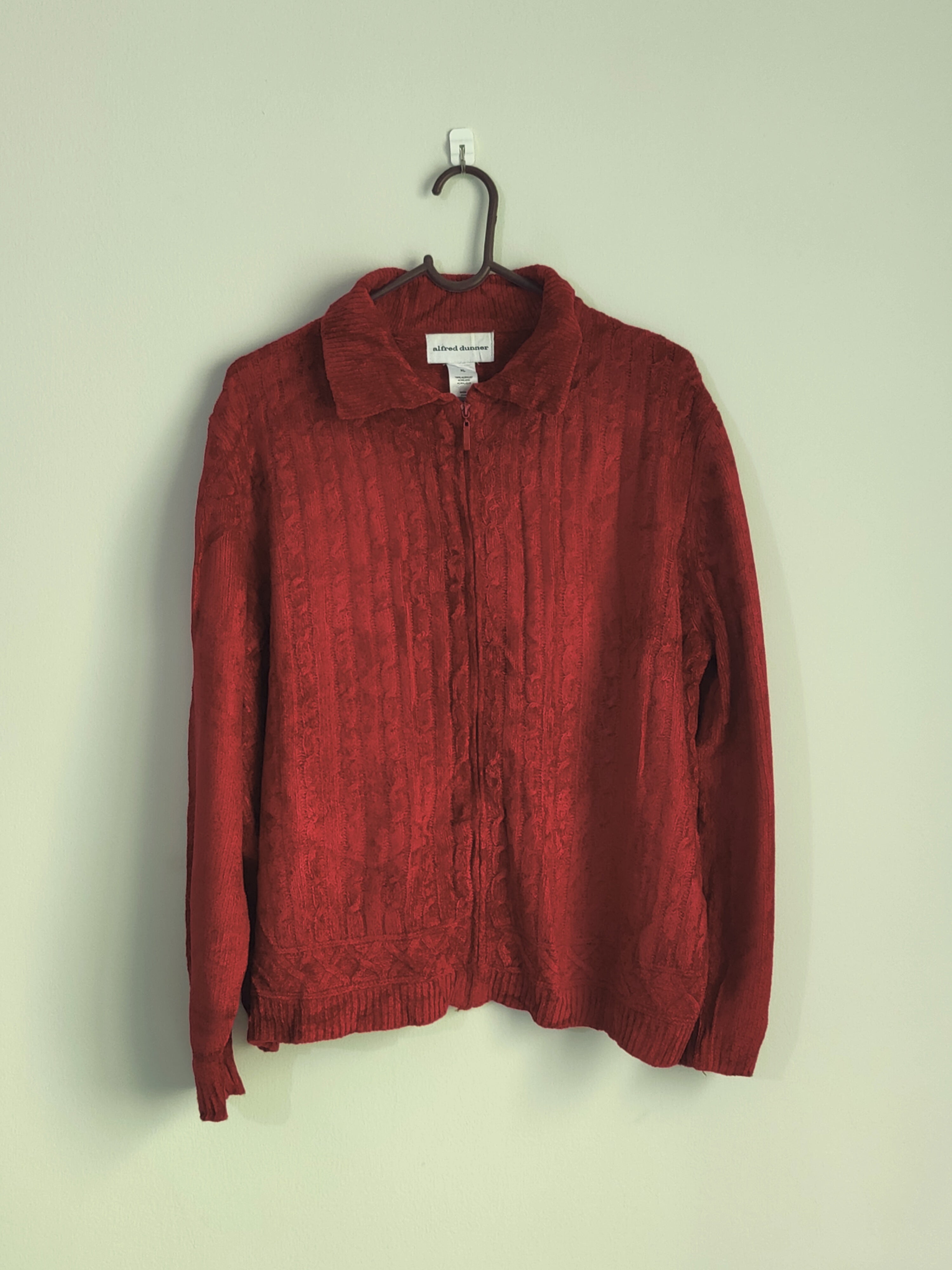 Alfred Chenille Cardigan Sweater