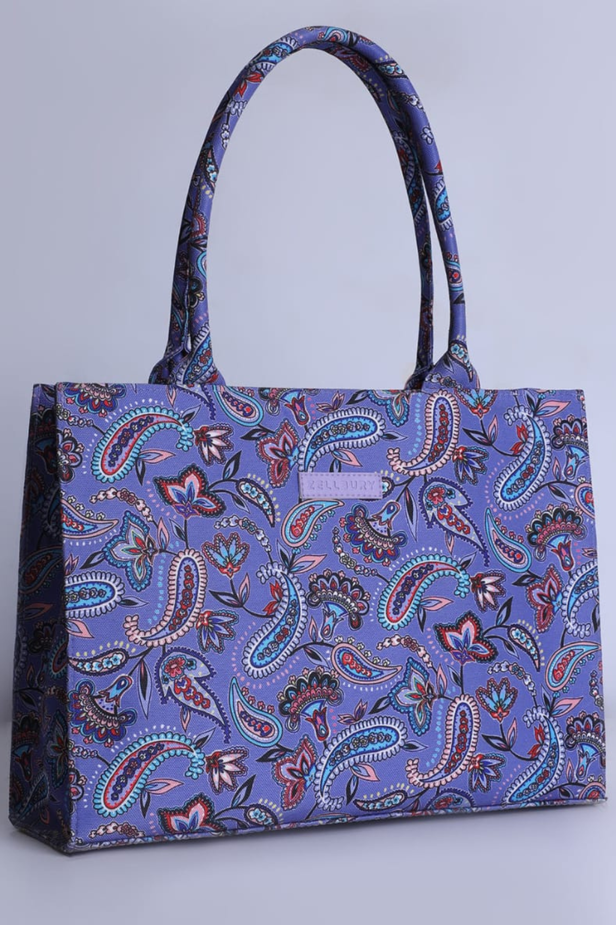 Women’s Printed Purple Tote Bag
